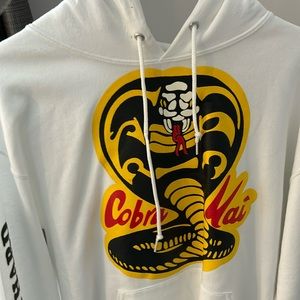 White cobra Kai hoodie